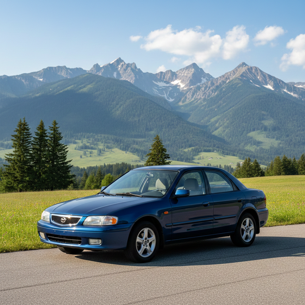 Familia Protegé 1990–2004 Rear glass