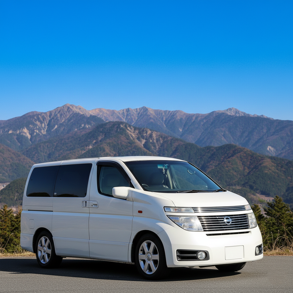 Elgrand E51 2002–2010 Rear Glass