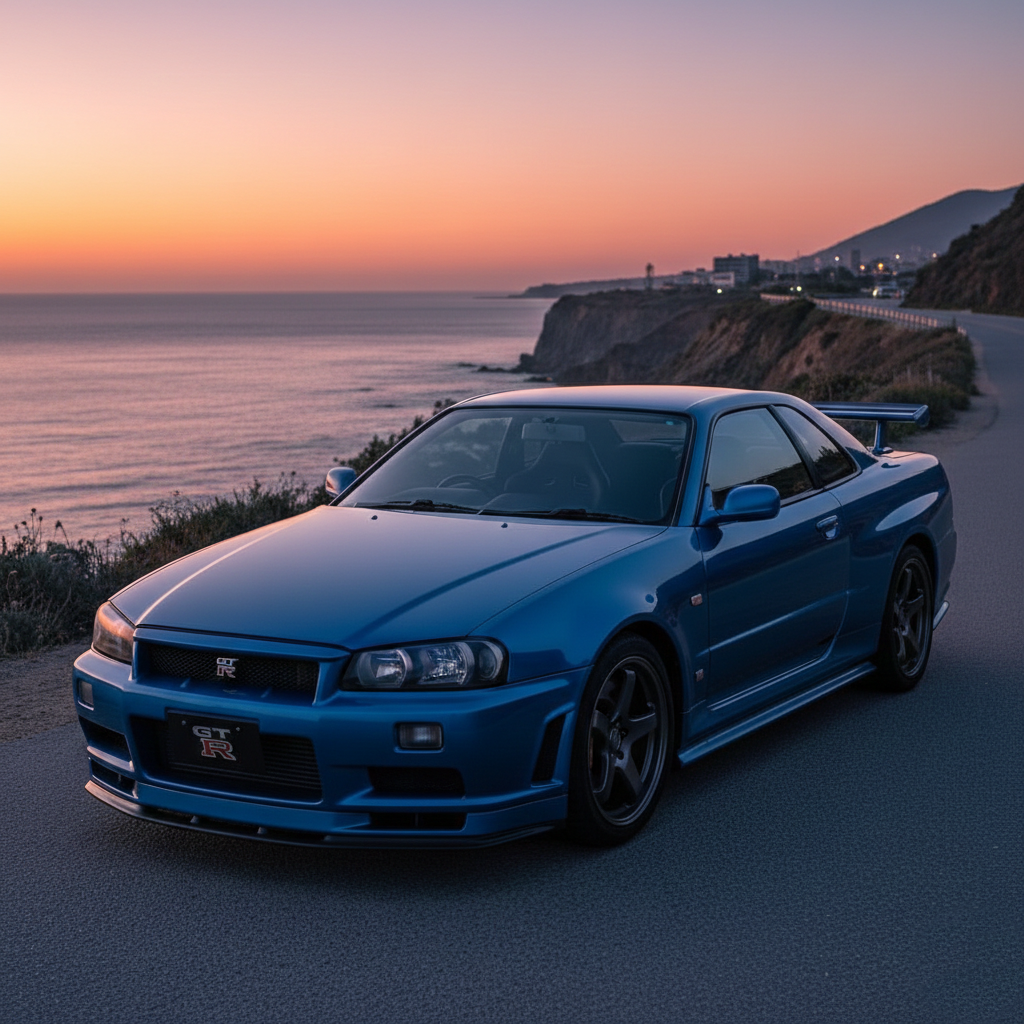 Skyline GT-R R34 1999–2002 Rear glass