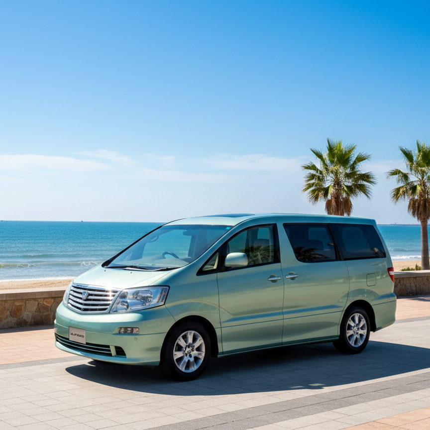 Alphard (1st Gen)  2002–2008 Front glass