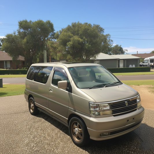 Elgrand E50  1997–2002 Front glass